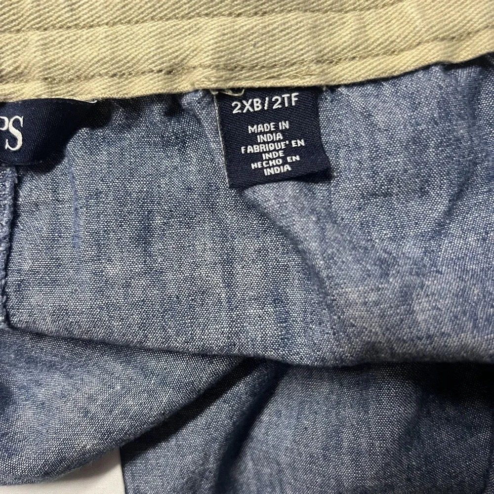 Classic Fit ‎ Chino Shorts casual  Men's chambray 2XB